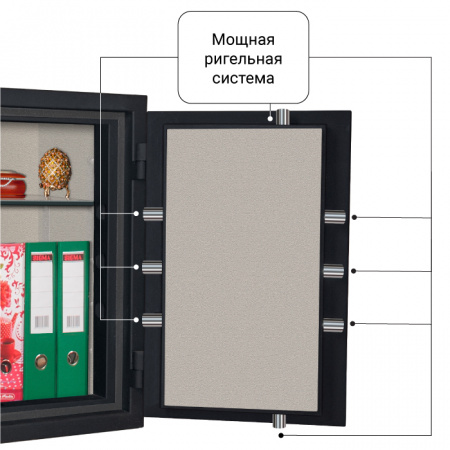Сейф с биометрическим замком Royal Guard 64-2 LUX